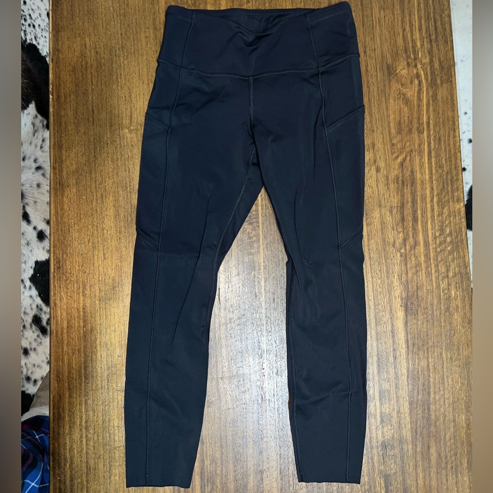 Lululemon Fast & Free 7/8 Tight II Non Reflective Nulux 25” Size 8